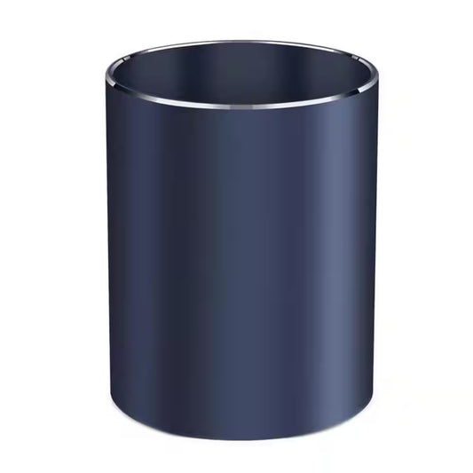 Aluminum Alloy Waterproof Pen Holder Blue Modern Minimalist Desk Organizer Multifunctional Office Supply