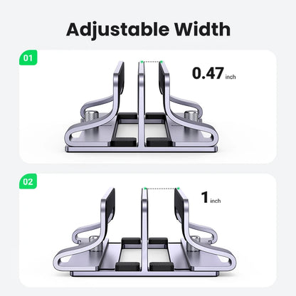 Vertical Laptop Stand Holder for Macbook Air Pro Aluminum Foldable Notebook Stand Laptop Support Macbook Pro Tablet Stand