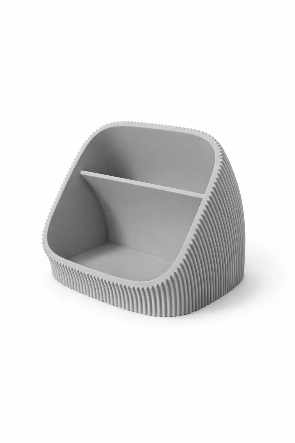 Desk Organizer | 3D-Printed Pen & Sticky-Note Holder | Modern Minimalist Office Desk Storage