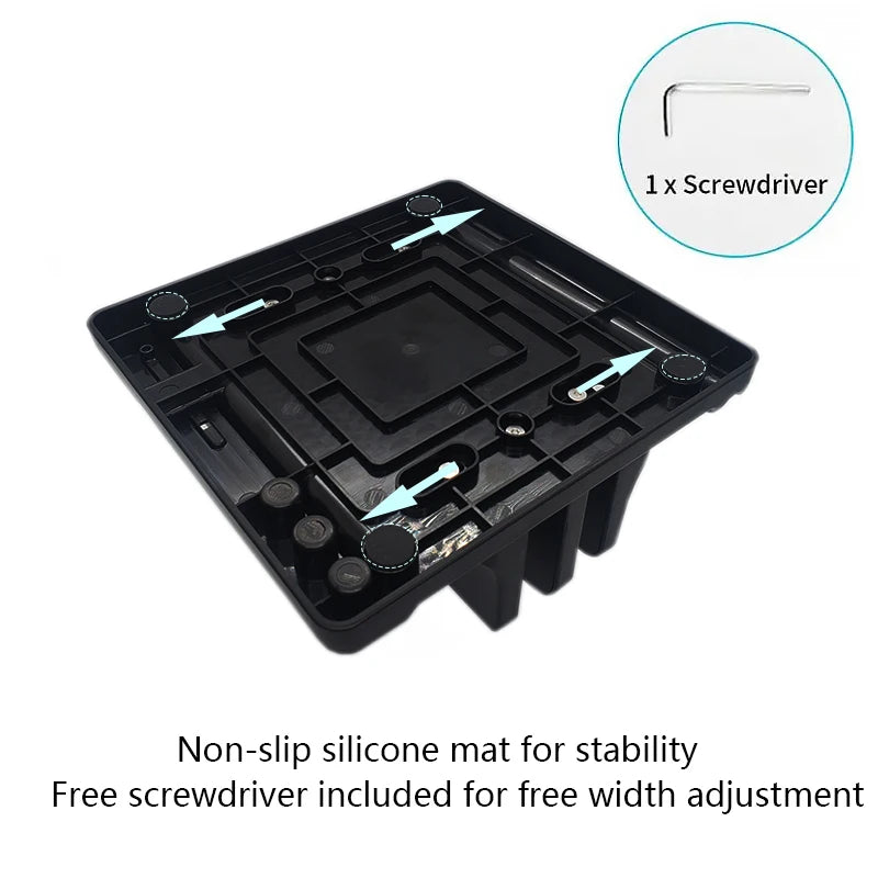 Office Laptop Stand Vertical save Desktop Space Easy to Place Computer Accessories Scalable Width Office Desk Storage
