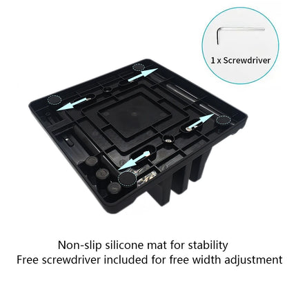 Office Laptop Stand Vertical save Desktop Space Easy to Place Computer Accessories Scalable Width Office Desk Storage