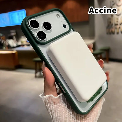 Magnetic Phone Case for Iphone 17 16 Pro Max plus 15 14 13 12 11 Air E Saint Jude Statue Pattern Non-Yellowing Shockproof Soft Silicone Transparent Acrylic Cover Supports Wireless Charging