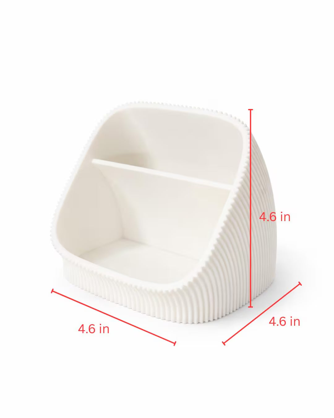 Desk Organizer | 3D-Printed Pen & Sticky-Note Holder | Modern Minimalist Office Desk Storage