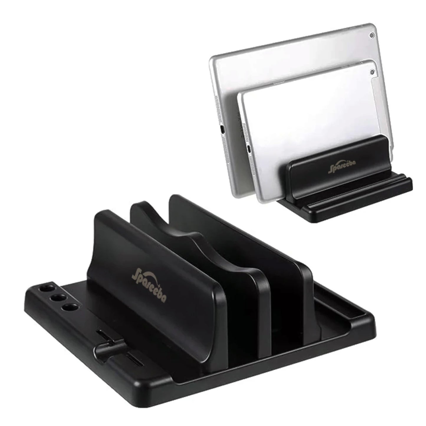 Office Laptop Stand Vertical save Desktop Space Easy to Place Computer Accessories Scalable Width Office Desk Storage